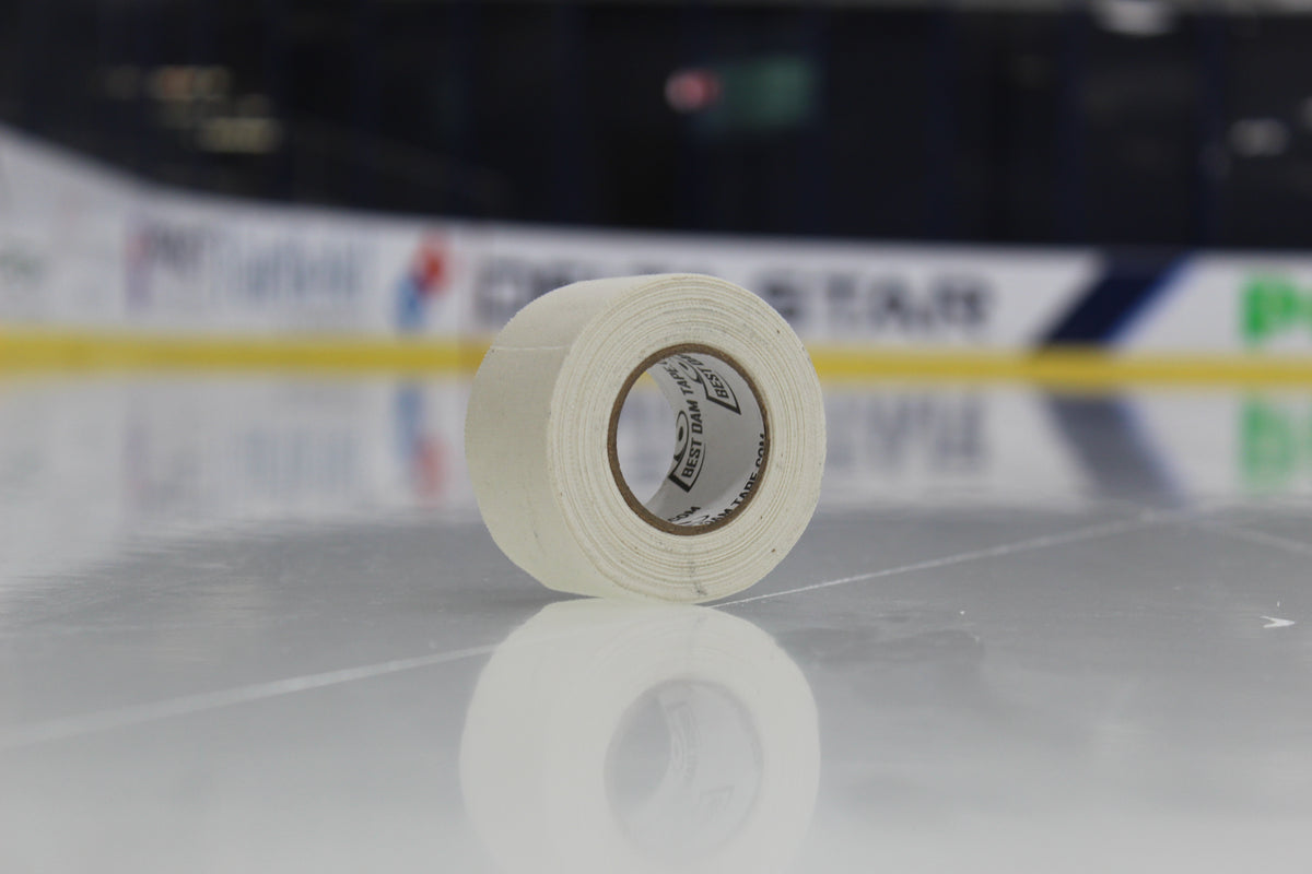 Case of Best Dam double wide white cloth hockey tape