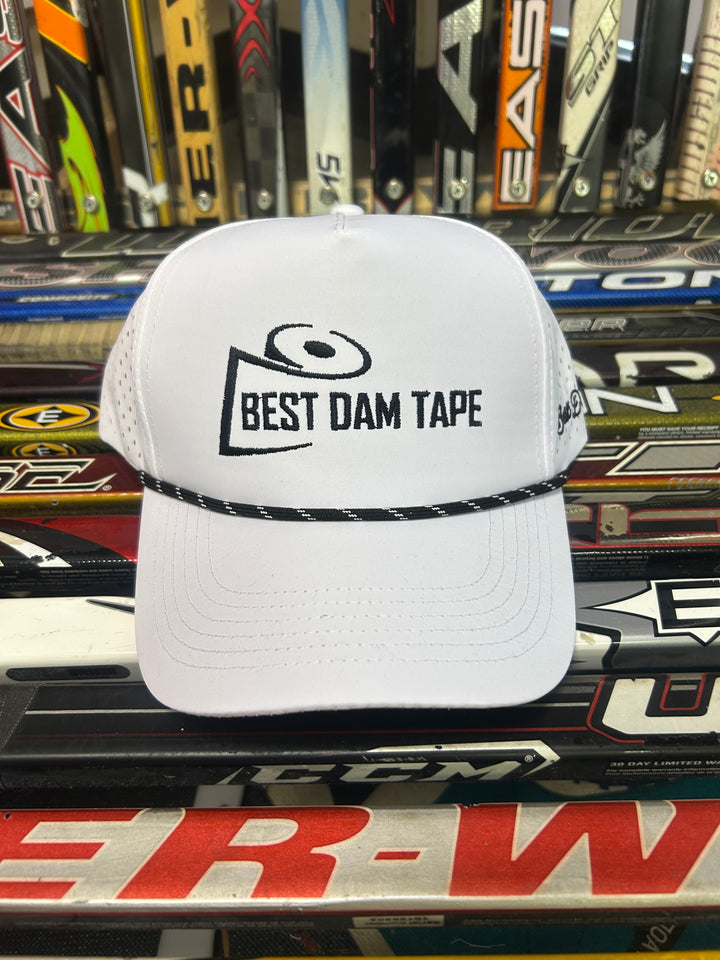 Best Dam Tape Logo Hat - White