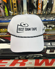 Best Dam Tape Logo Hat - White