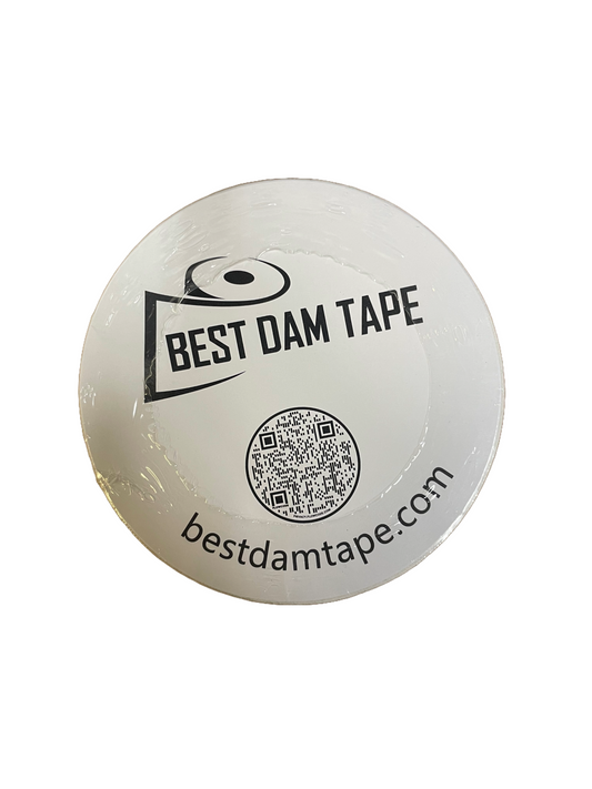 Best Dam Cloth Tape - Stick Tape - White Color - One Roll