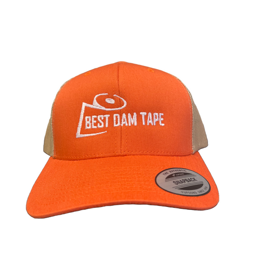 Best Dam Tape Hat - Orange