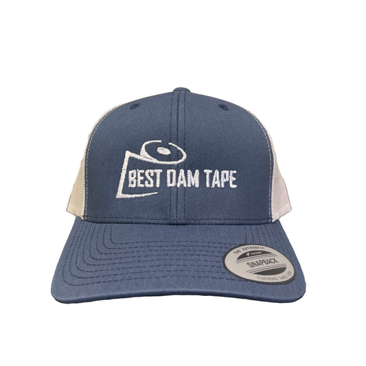 Best Dam Tape Hat - Navy Blue