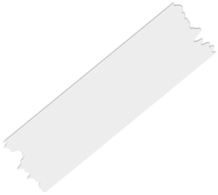 Decorative tape overlay