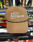 Best Dam Tape Logo Hat - Brown
