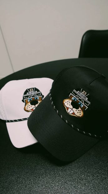 Best Dam Beaver Hat in black and white
