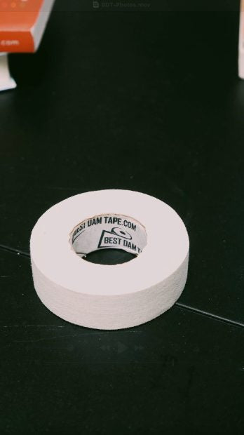 Best Dam double wide white cloth hockey tape